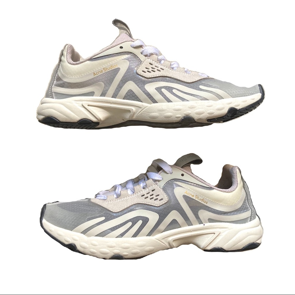 Acne Studios N3W Ripstop Nylon Trail Sneaker Beige
